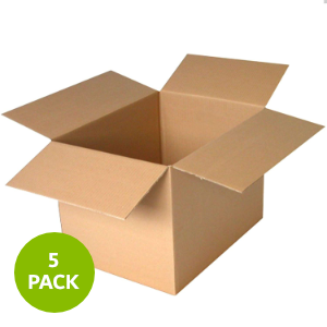 Purchase a value bundle of 5 double walled cardboard boxes