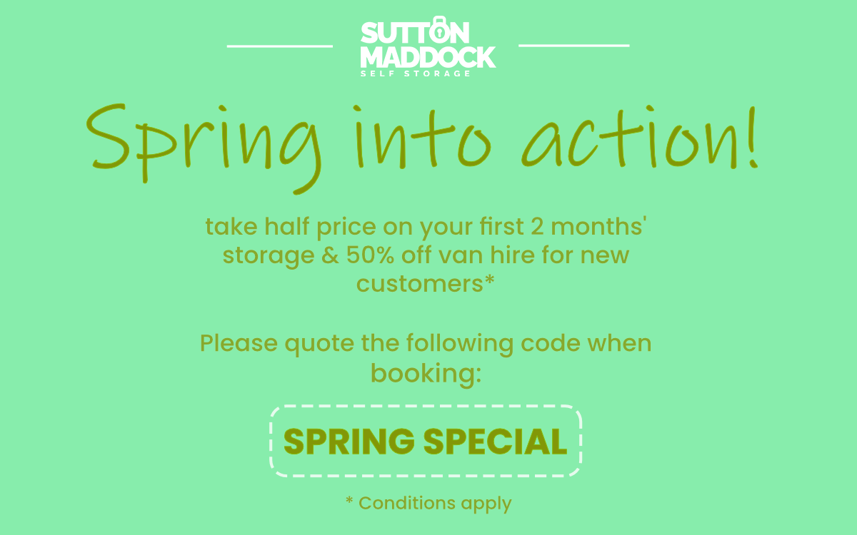 Pop-Up offering a Spring Special deal