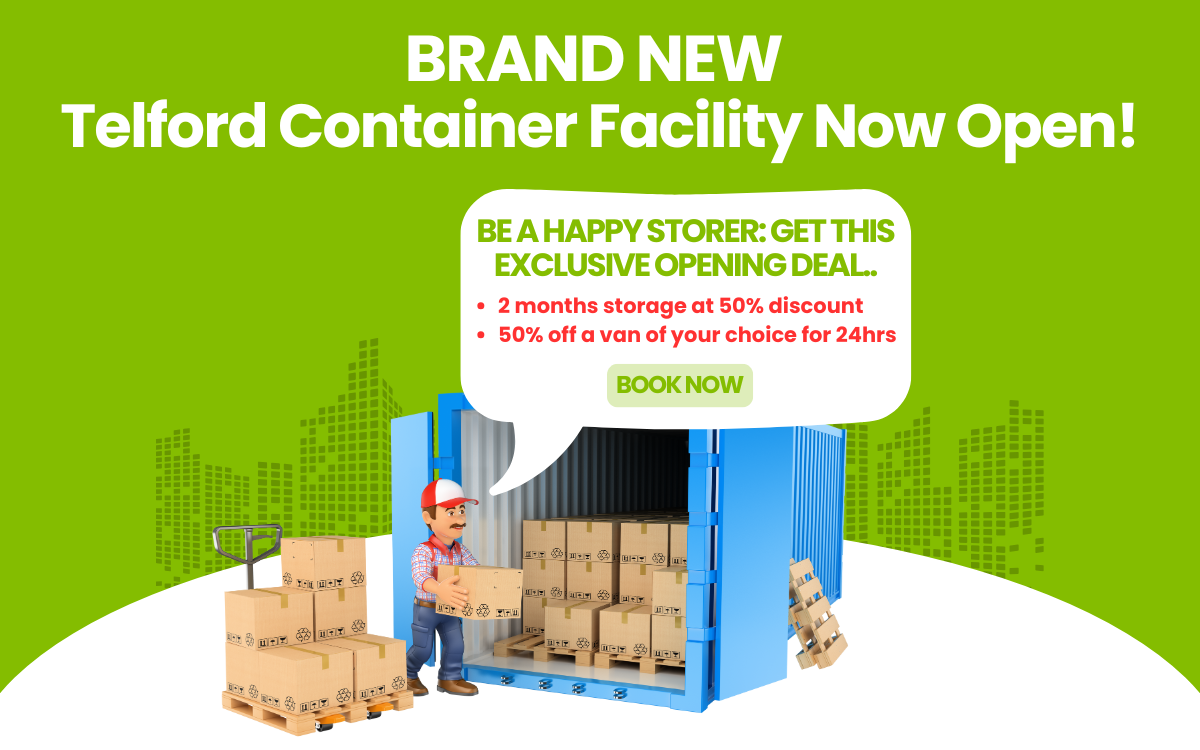 Offer giving storers a deal if they rent a storage container