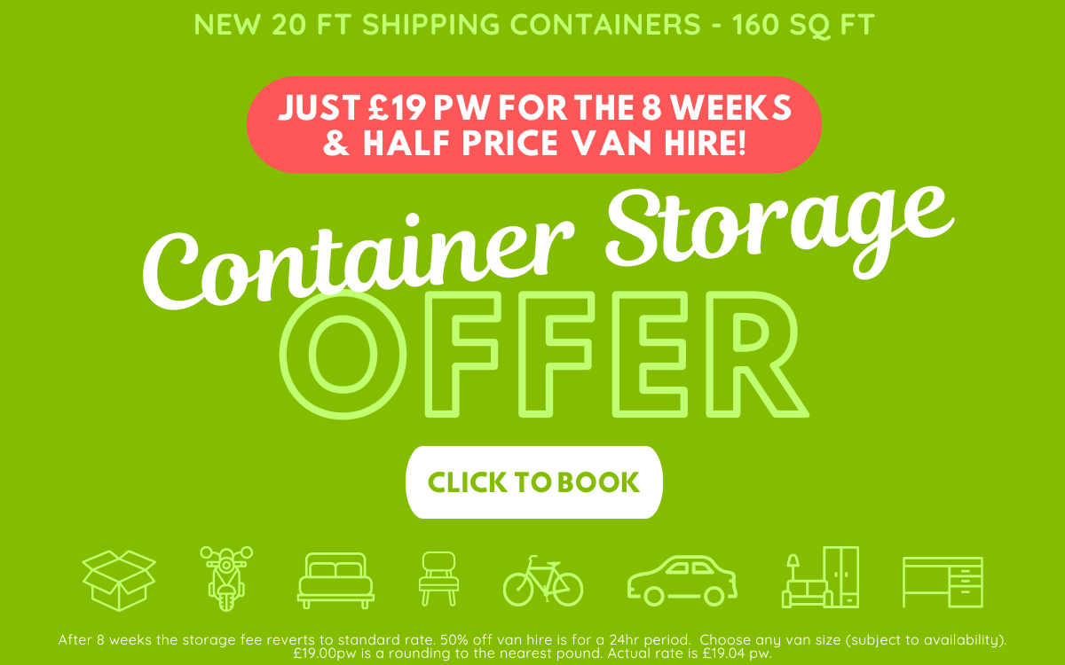 Details of offer available for discounted storage and van hire